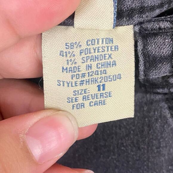 Paris Blues Black Skinny Jeans Size 11 - Picture 2 of 6